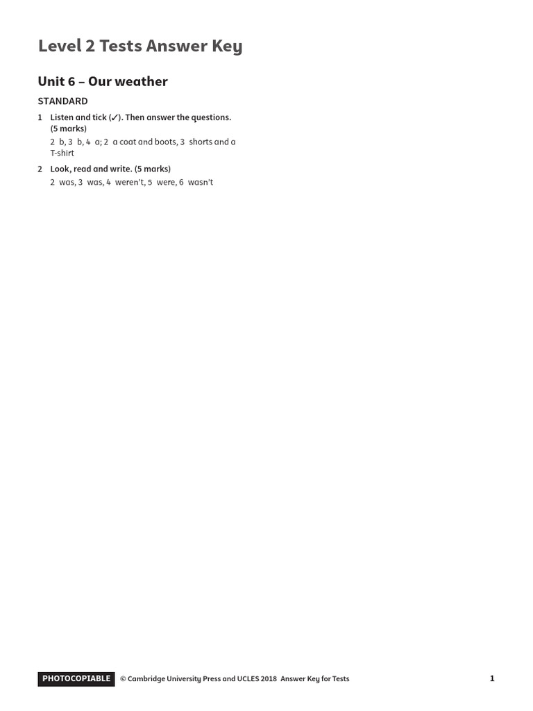 Mini Test Answer | PDF