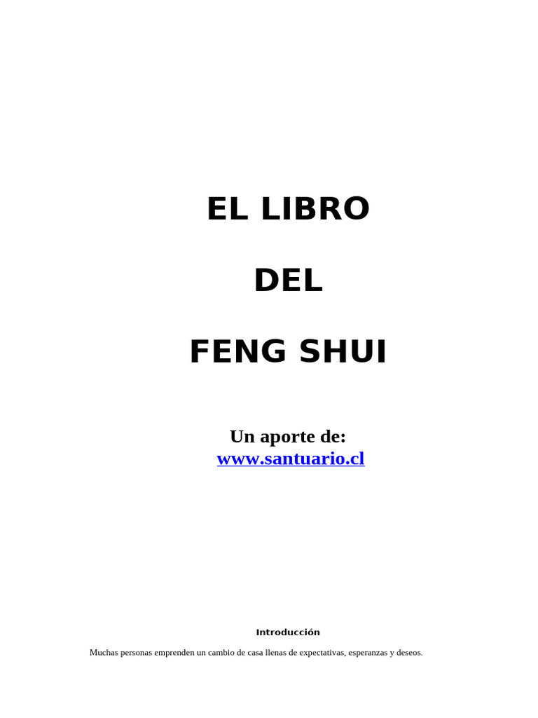 El Libro Del Feng Shui | PDF | Yin y yang | Feng Shui
