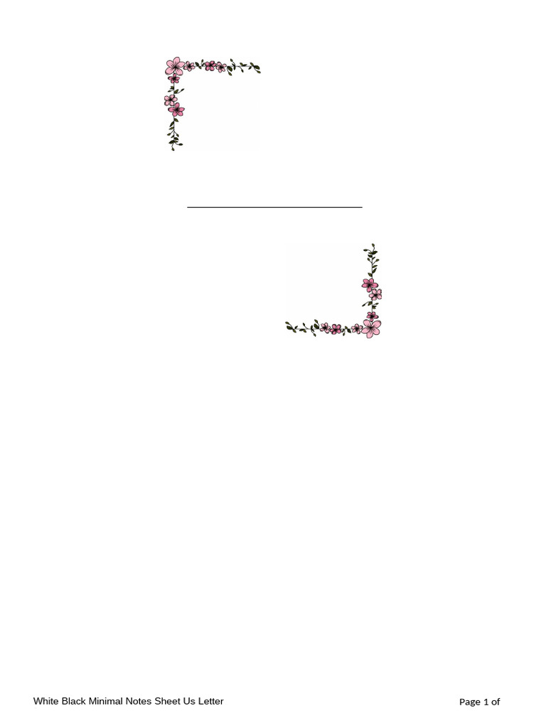 White Black Minimal Notes Sheet Us Letter Document - 20260309 - 140206 ...