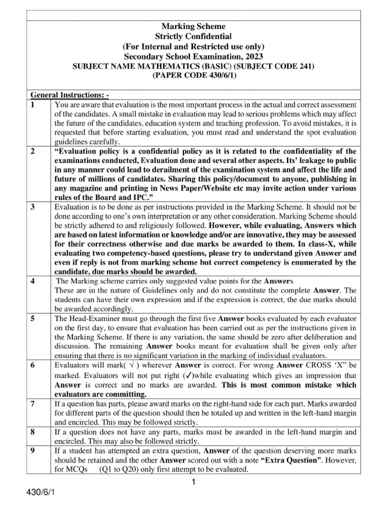 Basic Paper 4 Solution | PDF