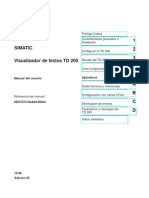 1 2 3 4 Visualizador de Textos TD 200 Simatic: Apéndices Manual Del Usuario