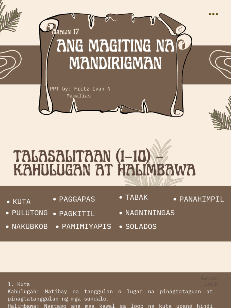 Ang Magiting Na Mandirigma22 | PDF