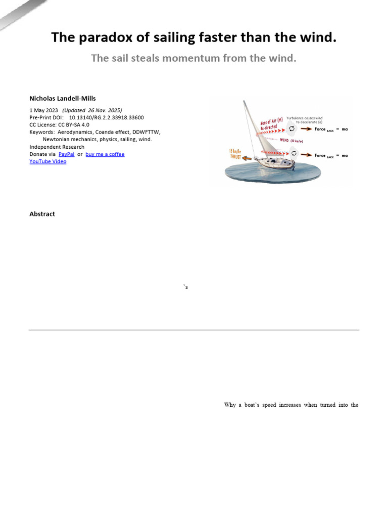Sailing | PDF | Force | Sail