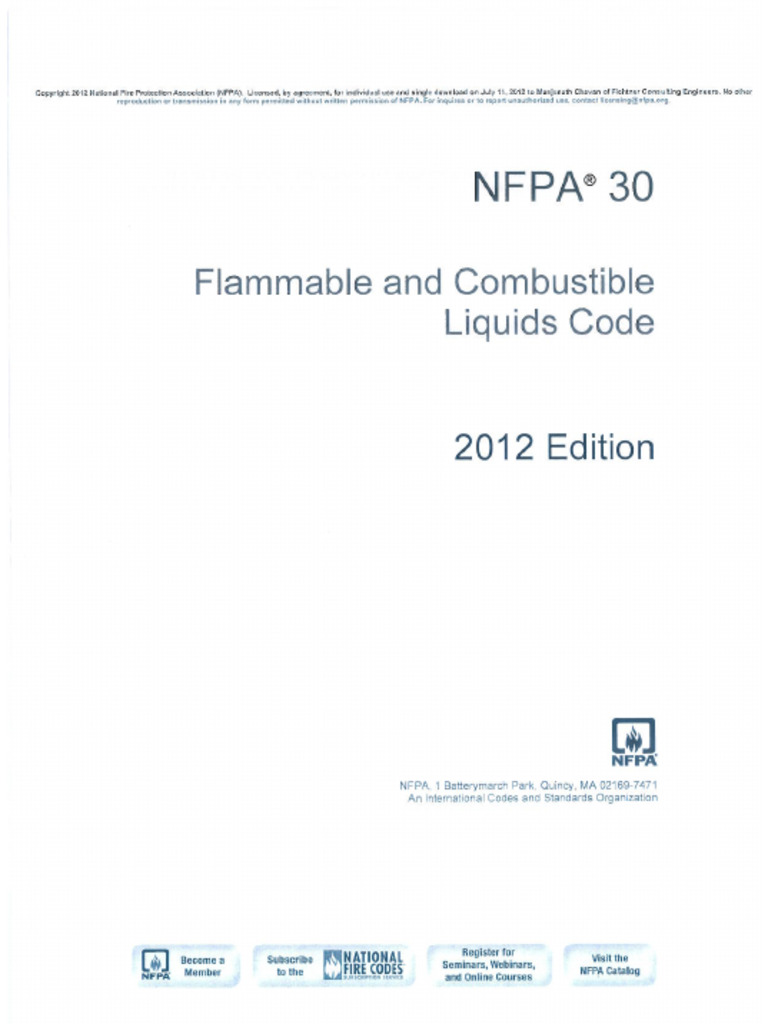 Nfpa-30 2012 | PDF