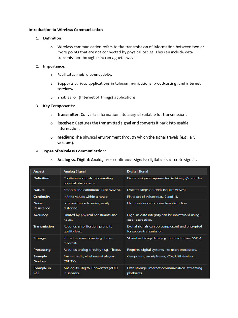 Wireless and Mobile Communication Btech Notes Easily Written | PDF ...