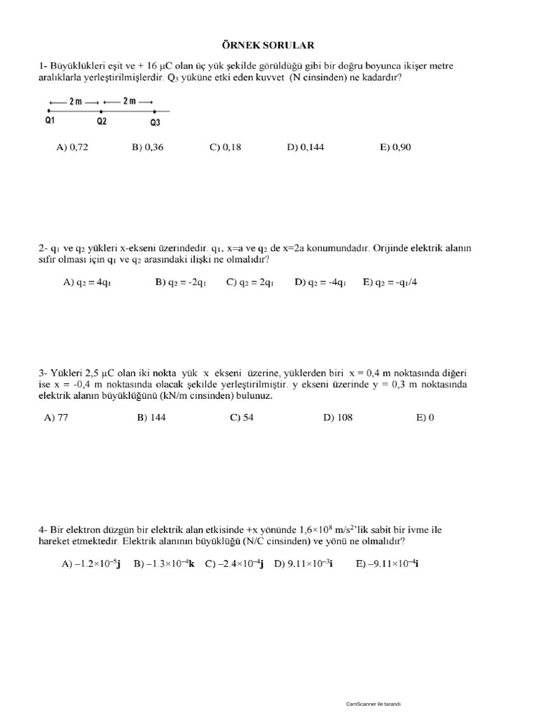 Örnek Sorular | PDF