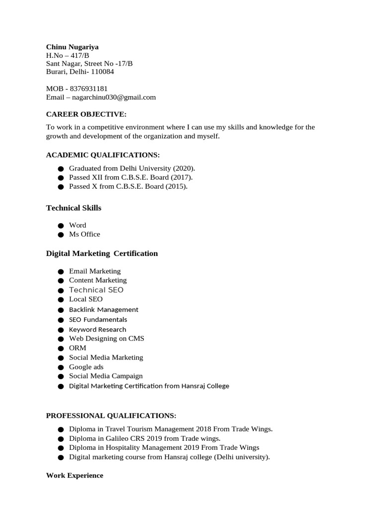 Updated CV | PDF