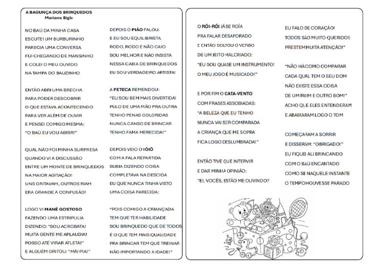 A Bagunça Dos Brinquedos | PDF