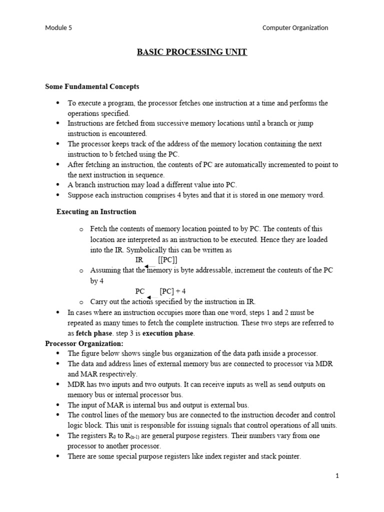 COA Module5 Notes | PDF | Central Processing Unit | Cpu Cache