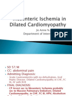 Mesenteric Ischemia in Dilated Cardiomyopathy