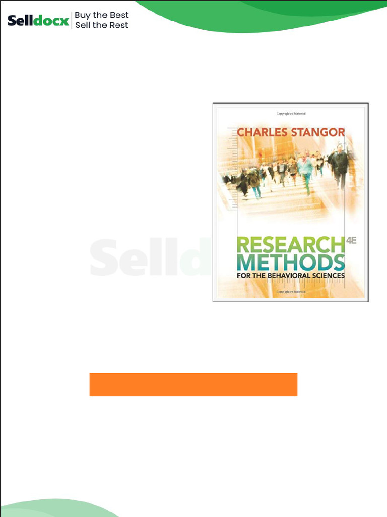 Practice Exam Experimental Control and Internal Validity 4e Stangor ...
