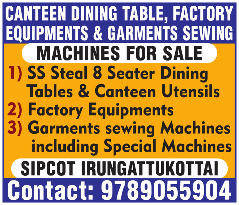 Machinery Sale | PDF
