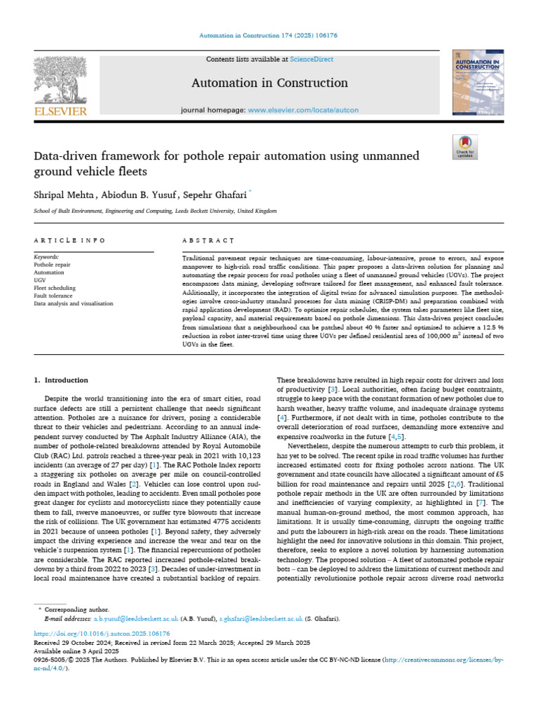 Pothole1 | PDF | Data Mining | Road