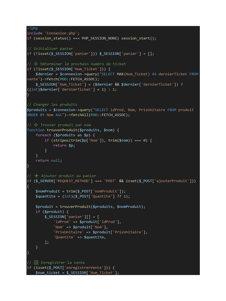 PHP Projet Suite | PDF