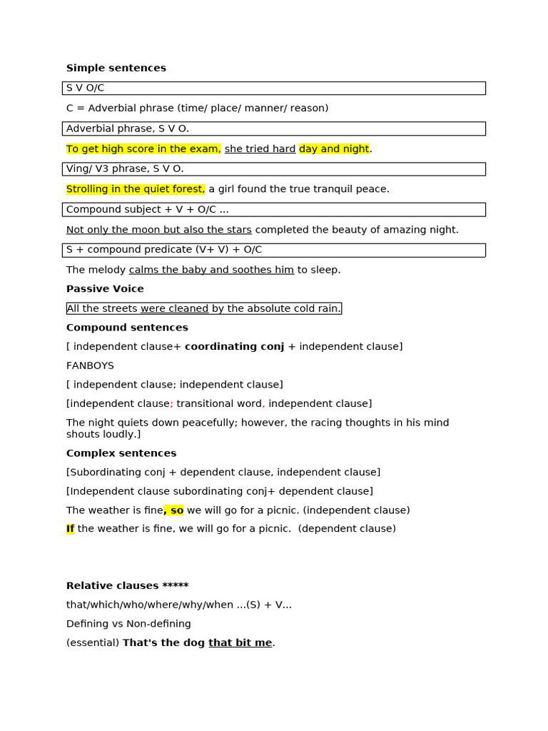 Simple Sentences Cd06cbf7 8fe5 42af 95fb 7e7cb4eef820 | PDF