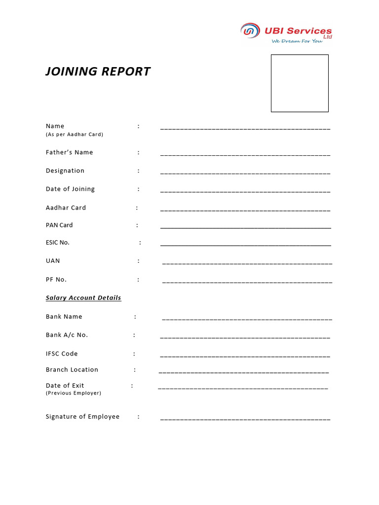 3. Joining Report | PDF