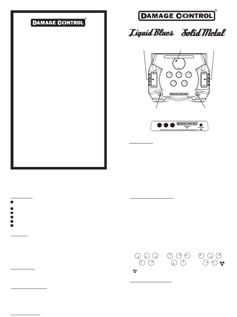 Damage Control Solid Metal Manuel Utilisateur en 44200 | PDF | Computer ...
