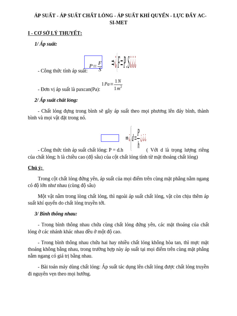 Bai Tap AP Suat Chat Long | PDF