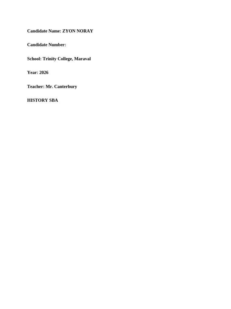 History Sba | PDF | Maya Civilization | Maya Peoples
