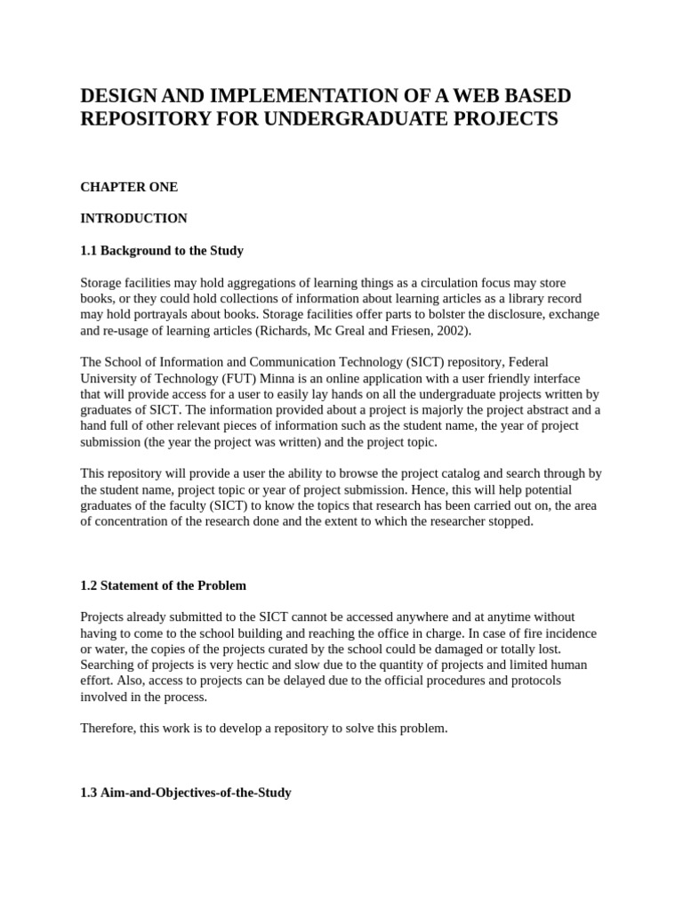 Design and Implementation of a Web Based-1 | PDF | Databases ...