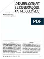 A Revisão da Bibliografia em Teses e Dissertações