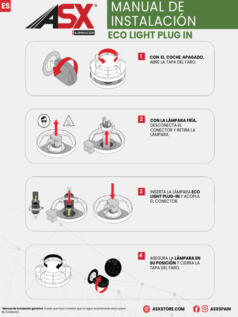 Eco Plug in - Manual Instalacion Multilingue | PDF