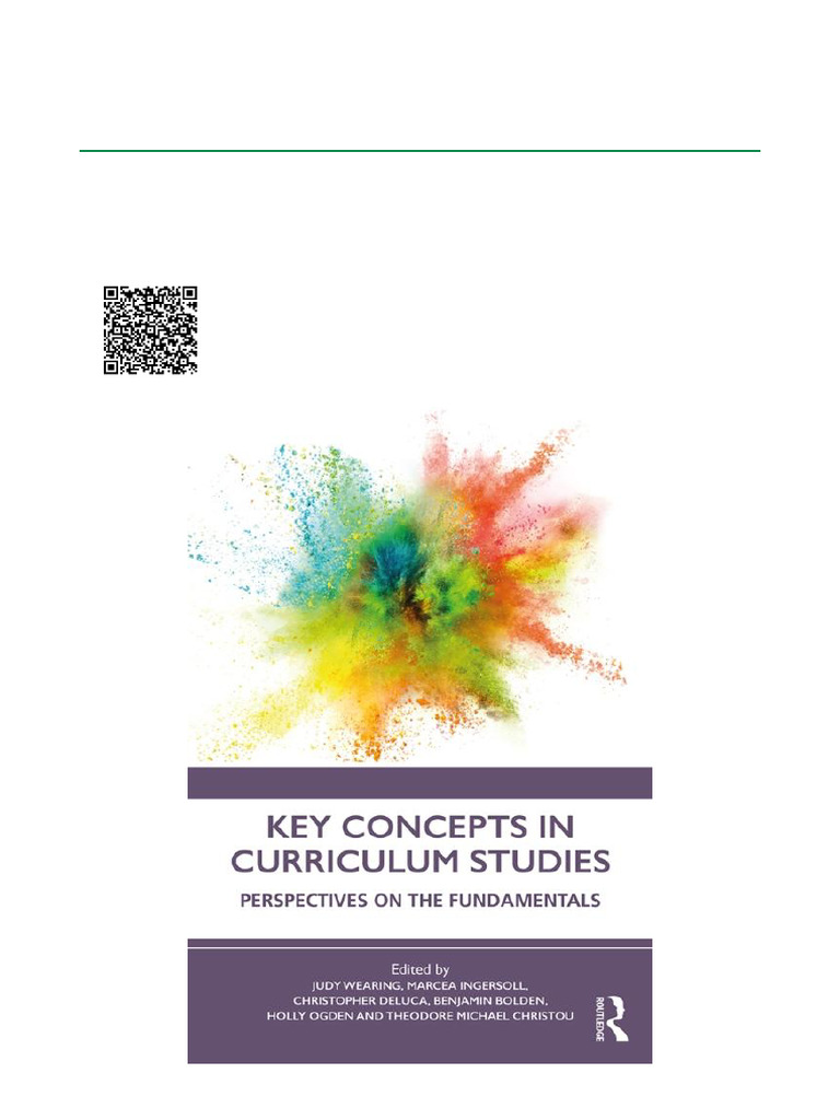 Key Concepts in Curriculum Studies Perspectives on the Fundamentals ...