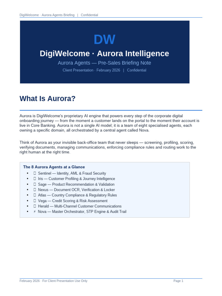 Aurora Agents Briefing | PDF | Computing
