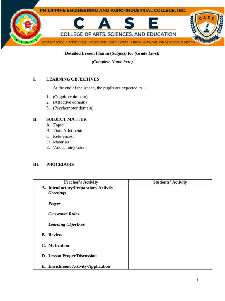 DLP Sample English | PDF
