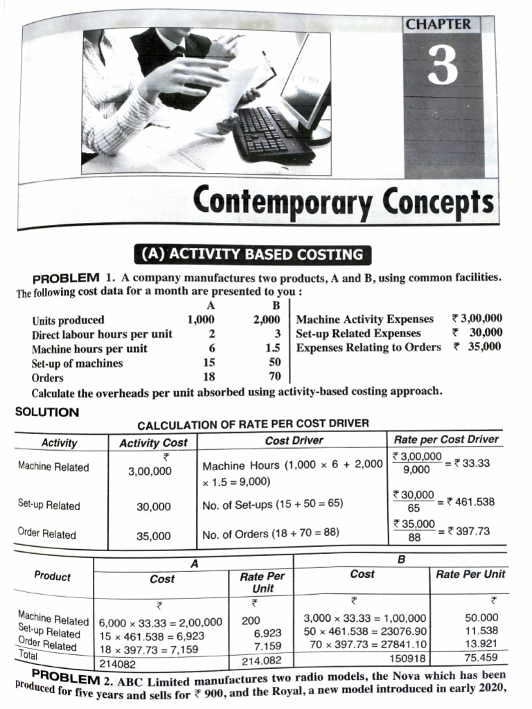 Unit 1 Ch-3 Cost Acc Solutions | PDF