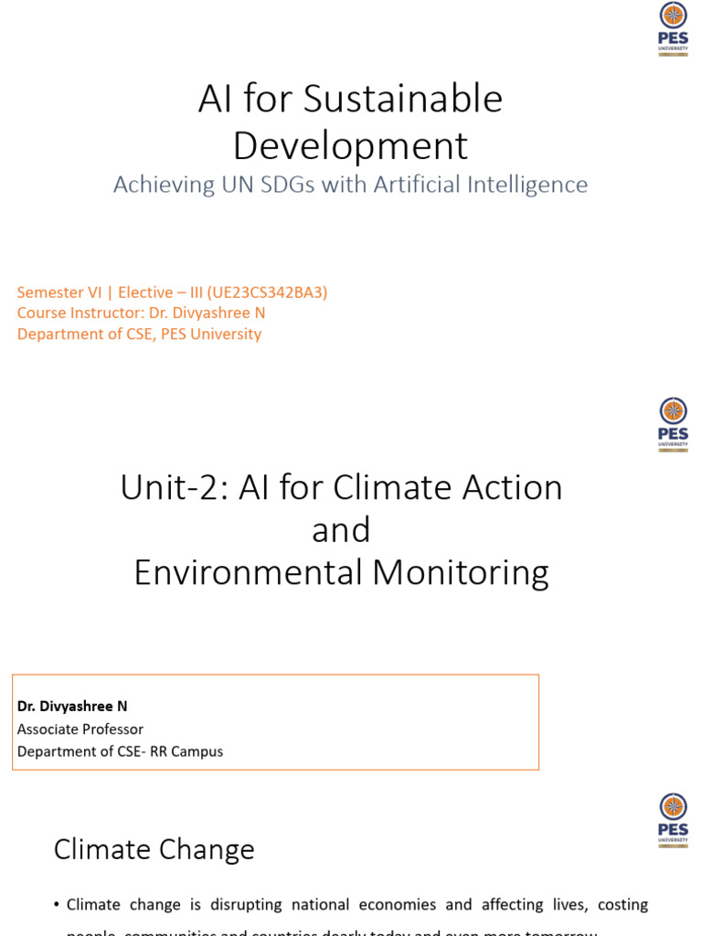 Unit 2 Slides Merged | PDF | Climate Change | Climate Change Mitigation