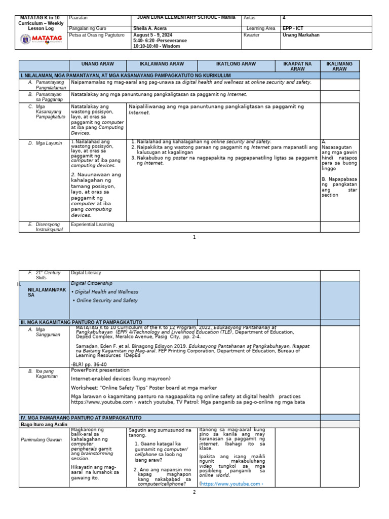 LE_G4_EPP_ICT_Q1_W2 | PDF