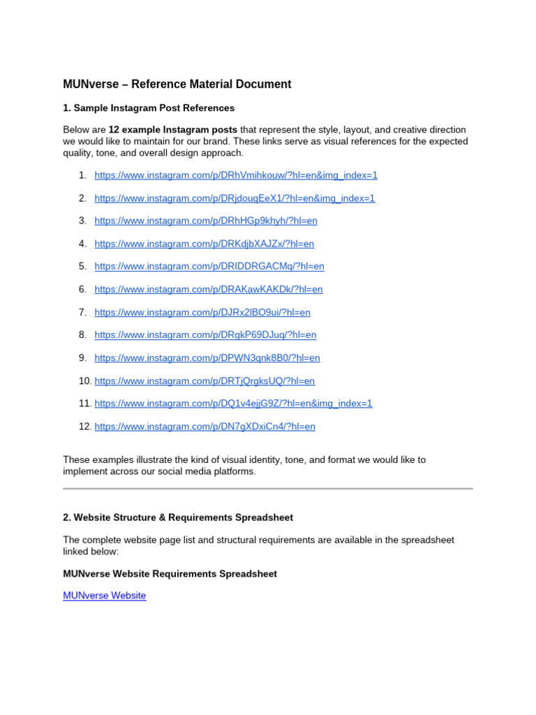 MUNverse - Reference Material Document | PDF