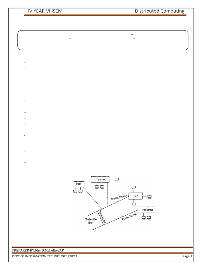DC Unit 1 | PDF | Port (Computer Networking) | Network Socket