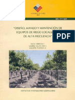 Diseno Manejo y Mantencion de Equipos de Riego Localizado de Alta Frecuencia