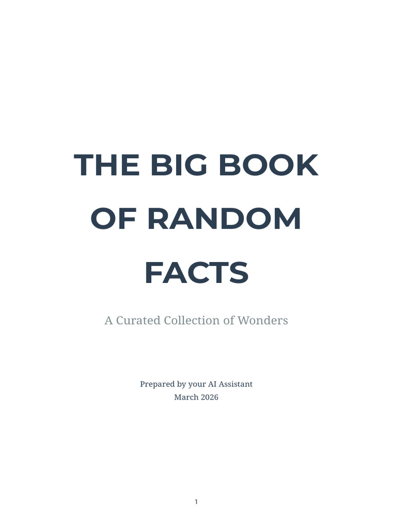 Random Facts Encyclopedia | PDF | Earth | Solar System