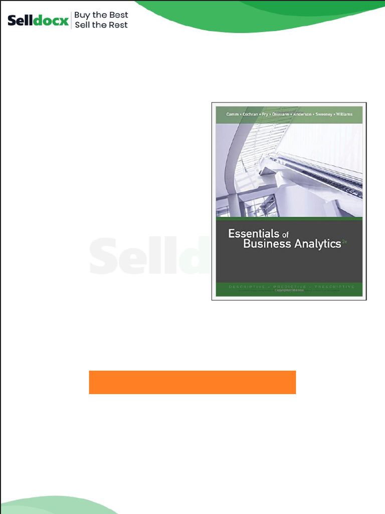 Question Bank Linear Optimization Models 2e Camm | PDF | News | Interest