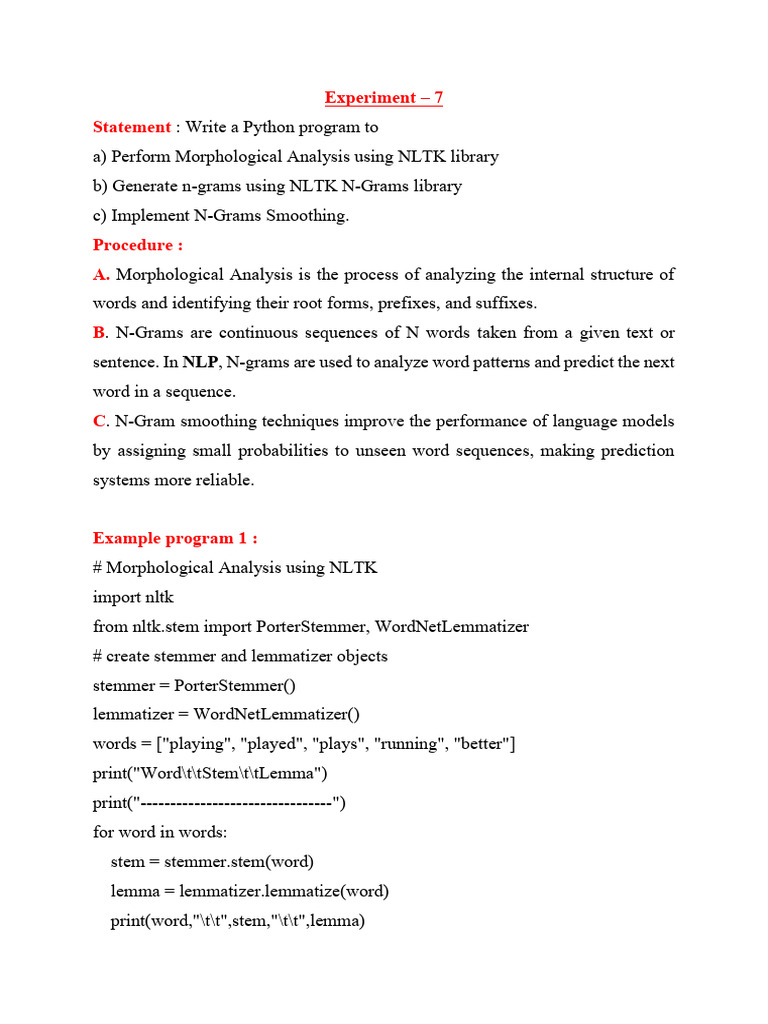 Experiment 7 3 | PDF