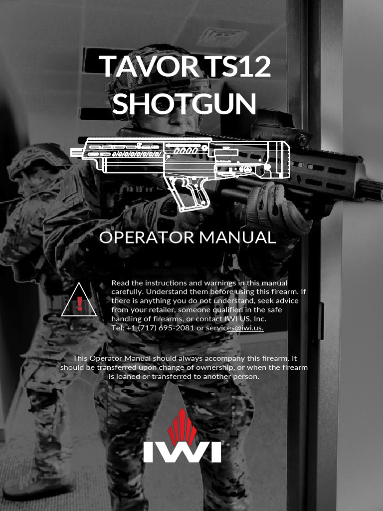 IWI Tavor TS12 Manaual | PDF | Shotgun | Gun Barrel