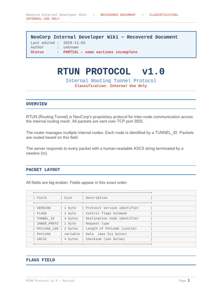 Rtun Protocol Reference | PDF | Network Packet | Transmission Control ...