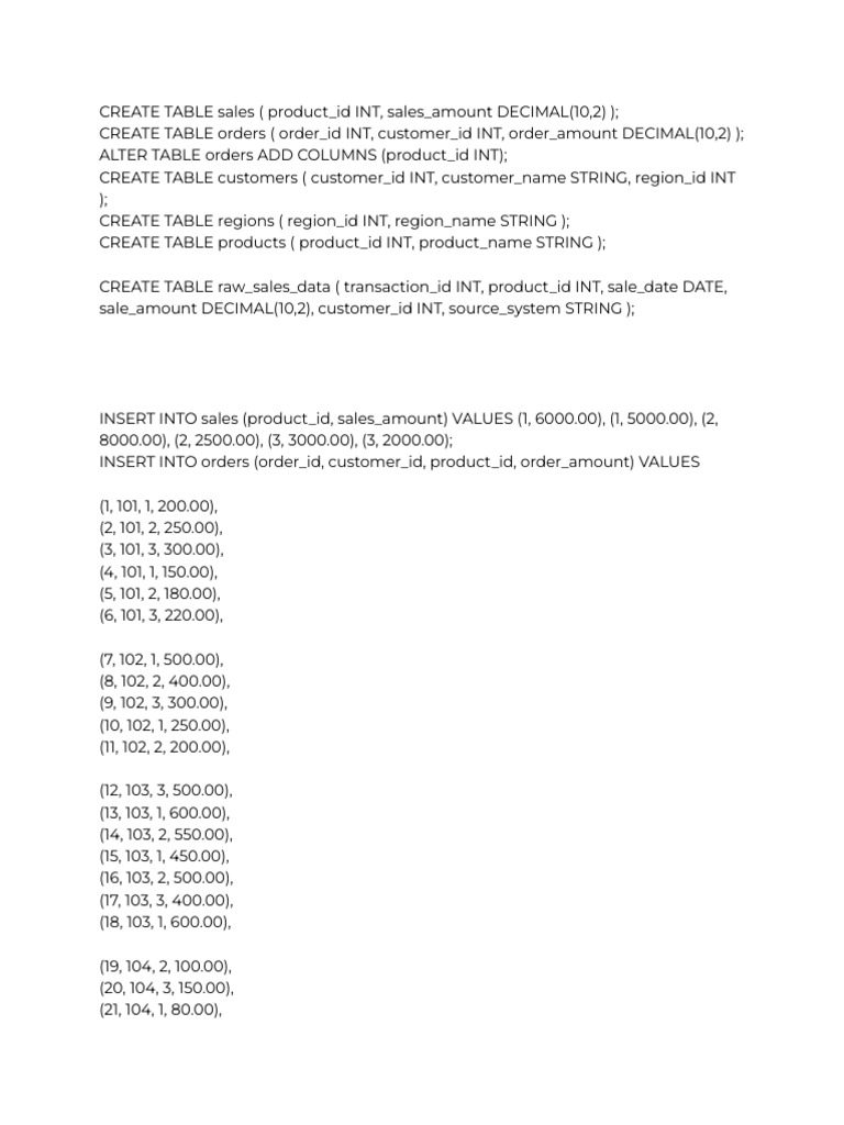 Prepare Data For CTE Lecture | PDF | Computer Programming | Computing