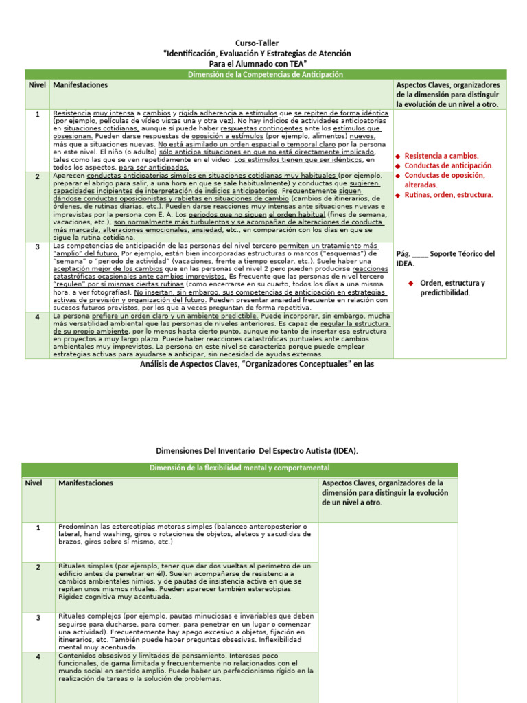 Analisis Dim Ant y Flex Organizadores Claves Del Idea (1) | PDF ...