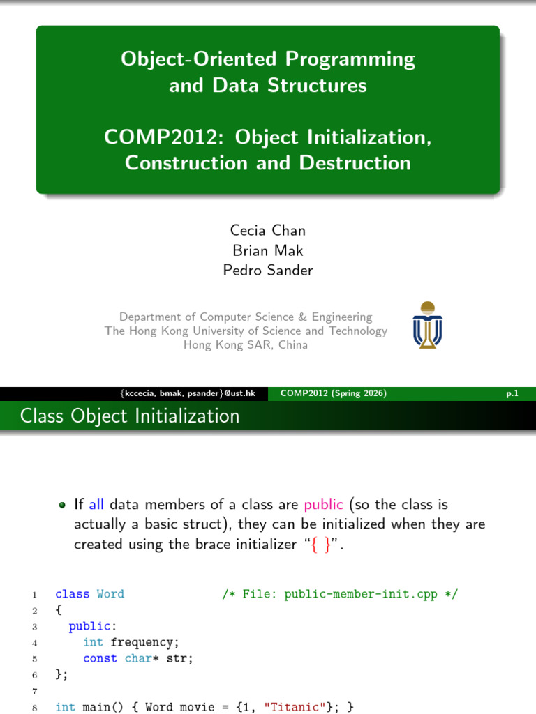 H.constructor Destructor | PDF | Constructor (Object Oriented ...