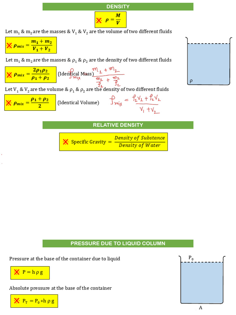 Fluid Mechanics | PDF | Pressure | Pressure Measurement