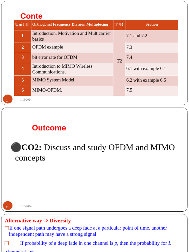 MIMO | PDF | Mimo | Orthogonal Frequency Division Multiplexing