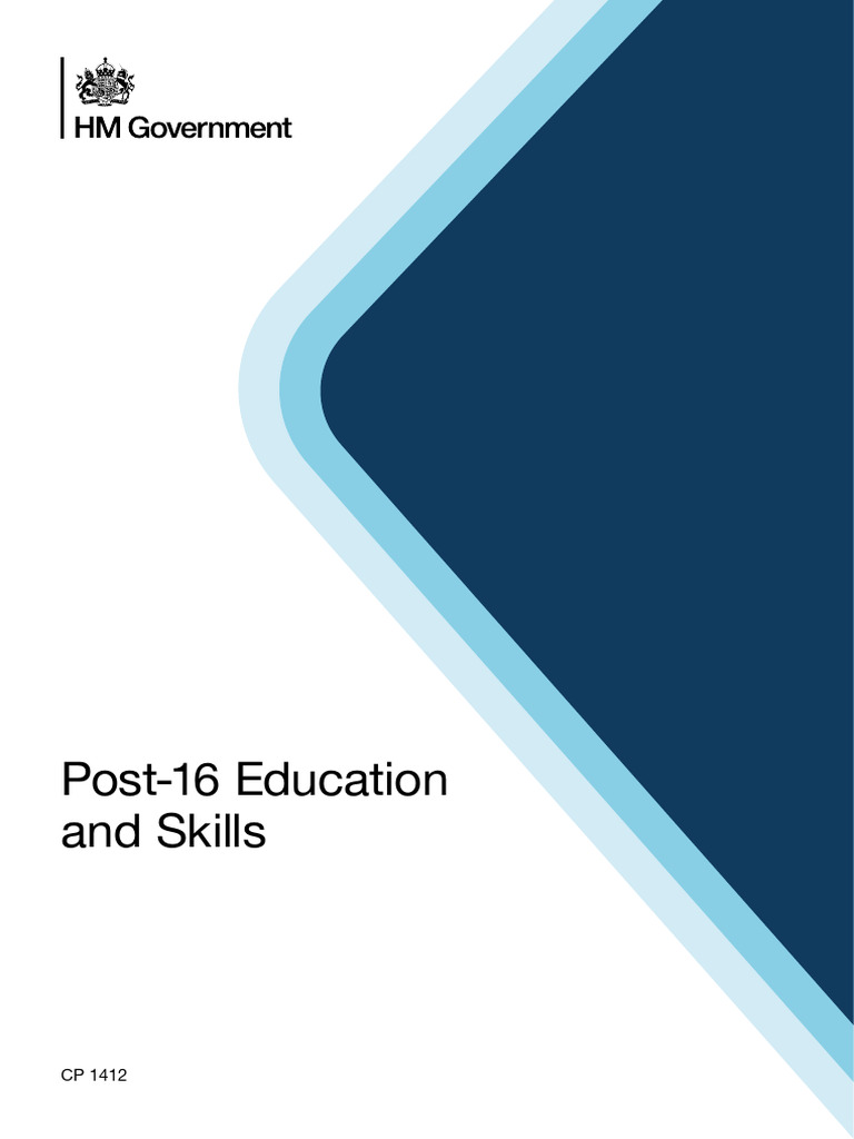 2025 Post 16 Education UK White Paper | PDF | Employment | Learning