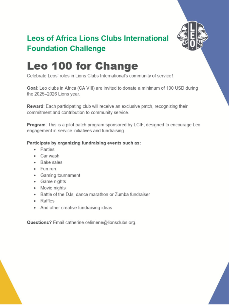 Leo 100 For Change English | PDF