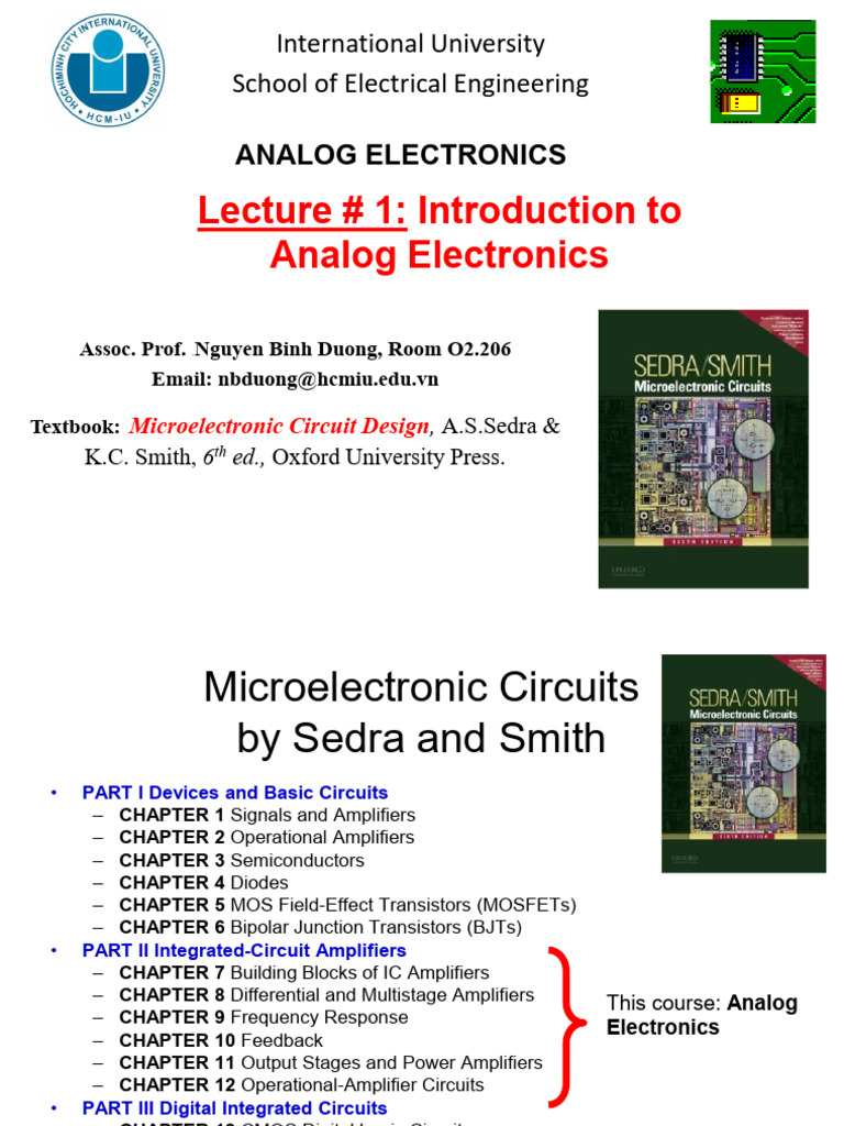 Lecture 1-Review (1) | PDF | Mosfet | Amplifier