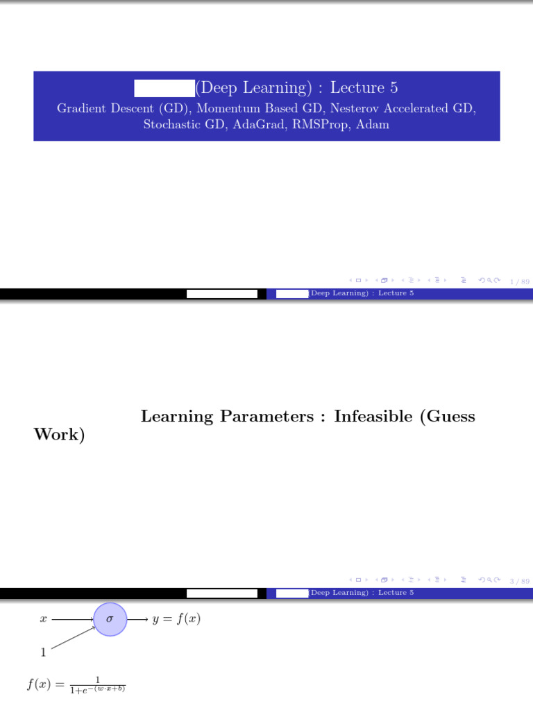 DL Unit-2 L2 | PDF | Algorithms And Data Structures | Machine Learning