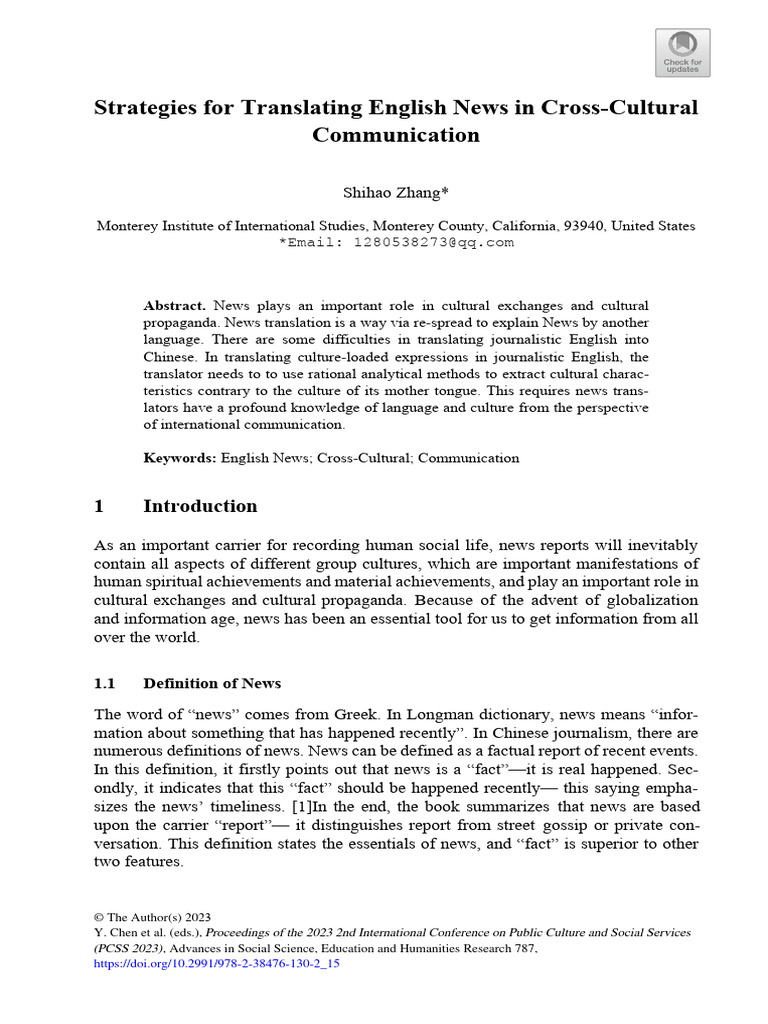 125993282 (1) | PDF | Translations | News